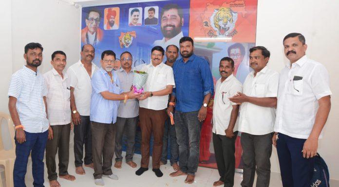 संजय आग्रे यांची बाळासाहेबांची शिवसेना जिल्हाप्रमुखपदी निवड..!