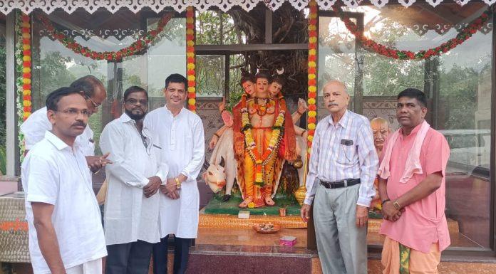 हडपीड स्वामी समर्थ मठ येथे वटवृक्ष देवस्थान श्री दत्त देवालयाचे उदघाटन