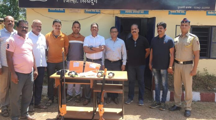 Crime News Sindhudurg | अवैध अग्निशस्त्रांसह चार इसमांना जेरबंद करण्यास स्थानिक गुन्हे अन्वेषण शाखेला यश.!