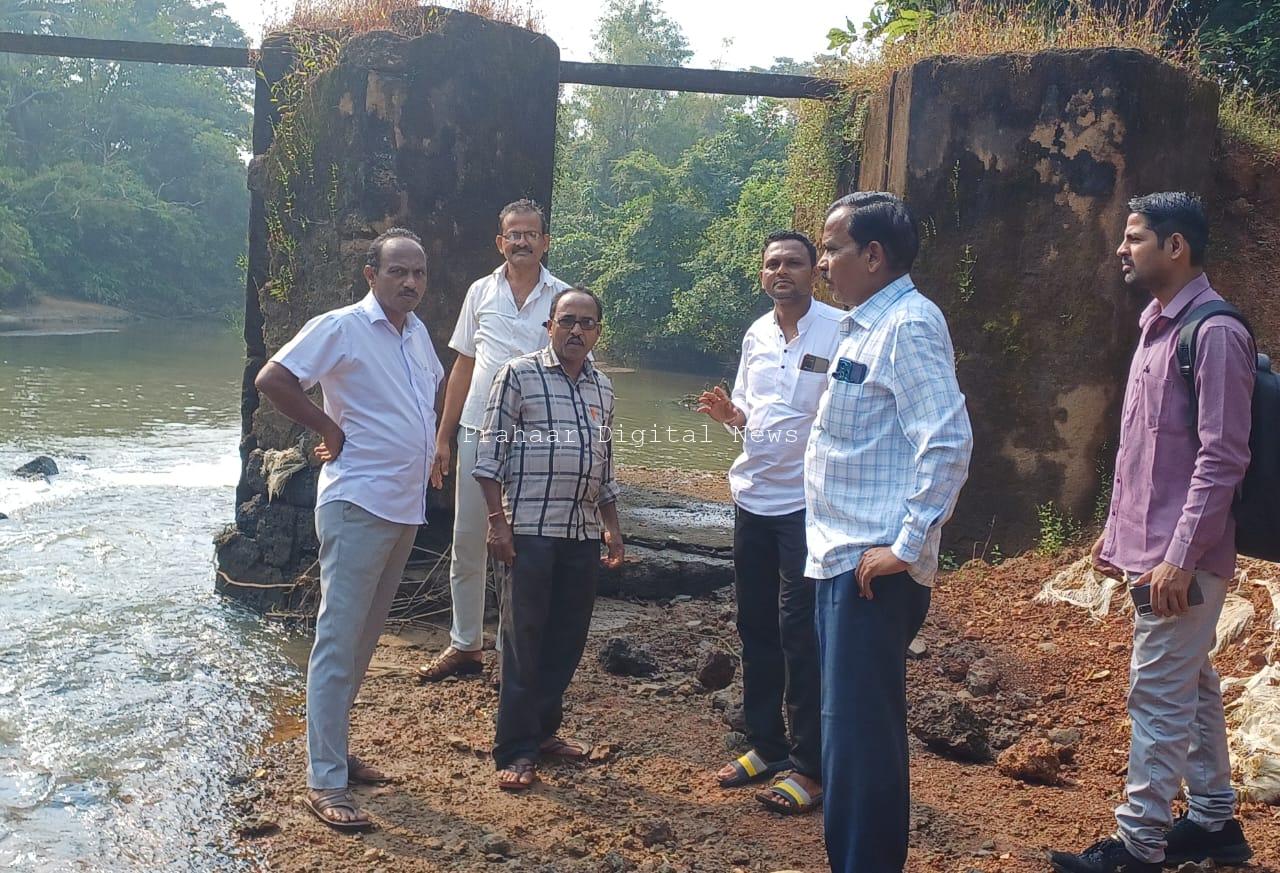 मडूरेत २ कोटींचा कोल्हापुरी पद्धतीचा बंधारा होणार