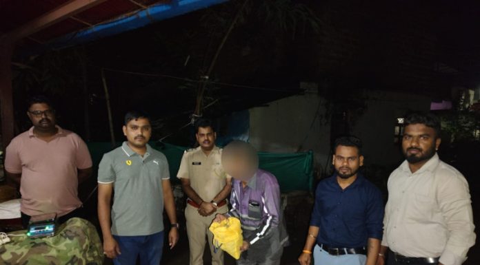 खेर्डी शिगवणवाडी मुस्लिम मोहल्ला येथून २० हजारांच्या गांजासह एकास अटक