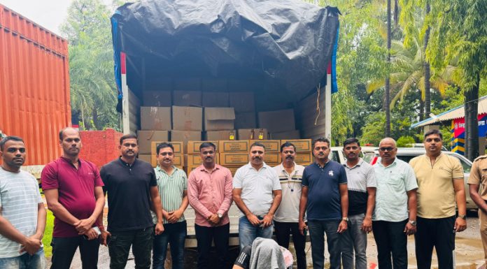 सिंधुदुर्गनगरीत ८० लाखांची गोवा बनावटीची दारू जप्त : एक ताब्यात