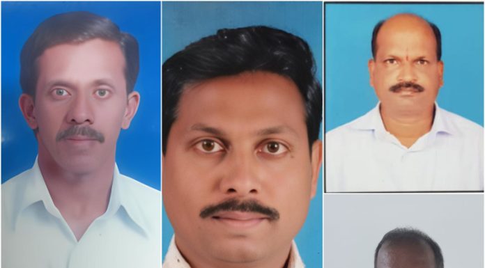 जिल्हा परिषदेच्या हवालदार पदावर नेमणूक झालेल्या कर्मचाऱ्यांचा सत्कार