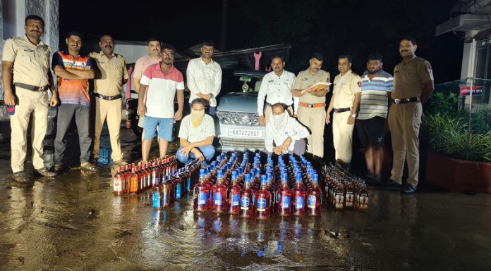 वैभववाडीत सव्वा दोन लाख किमतीची दारू जप्त