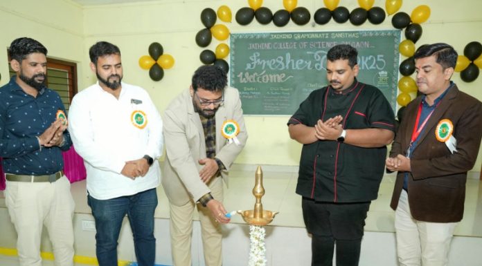जय हिंद कॉलेजमध्ये नवोदितांचे उत्साहात स्वागत: हॉस्पिटॅलिटी क्षेत्रात उज्ज्वल भवितव्याची ग्वाही