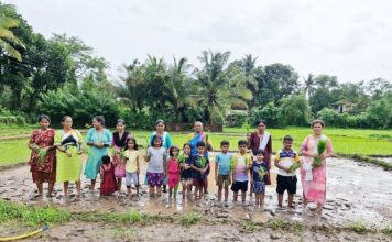 चिंदर सडेवाडी प्रशालेचा ‘बांधावरची शाळा’ उपक्रम