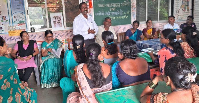 वेलदूर नवानगर मराठी शाळेमध्ये सरखेल कान्होजी आंग्रे यांची पुण्यतिथी साजरी