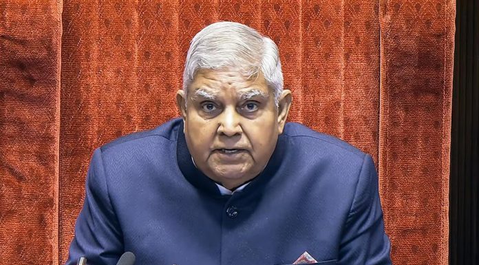 उपराष्ट्रपती जगदीप धनखड यांचा राजीनामा, आरोग्याच्या कारणामुळे पद सोडण्याचा निर्णय