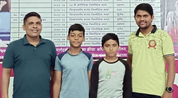 जिल्हास्तरीय शालेय शासकीय जिम्नास्टिक स्पर्धेत खदिजा व खातून विद्यालयातील खेळाडूंचे यश