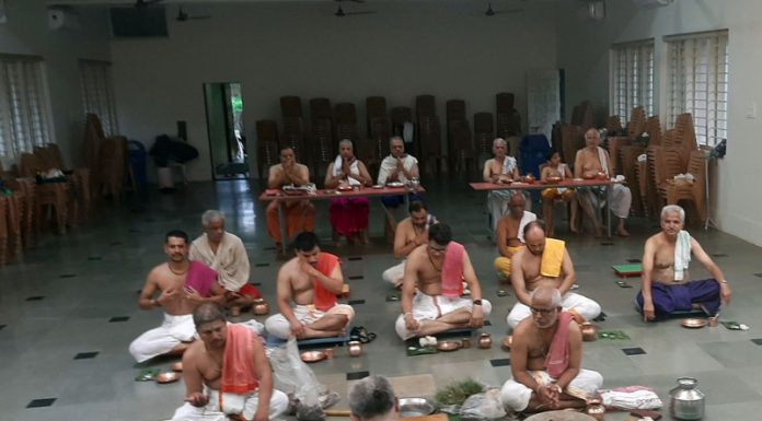 चिपळूणच्या ब्राह्मण सहाय्यक संघात श्रावणी कार्यक्रम संपन्न