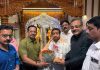 ना. नितेश राणे यांची रत्नागिरीतील प्रसिद्ध श्रीराधाकृष्ण मंदिराला भेट
