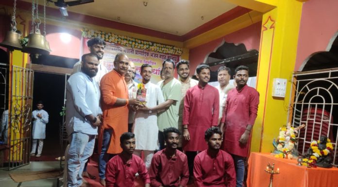 कोनाळच्या खुल्या भजन स्पर्धेत स्वरधारा प्रासादिक भजन मंडळ तांबोळी प्रथम