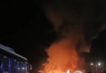 Breaking: कशेडी बोगद्याजवळ मालवणला जाणाऱ्या गणेशभक्तांच्या लक्झरी बसला भीषण आग
