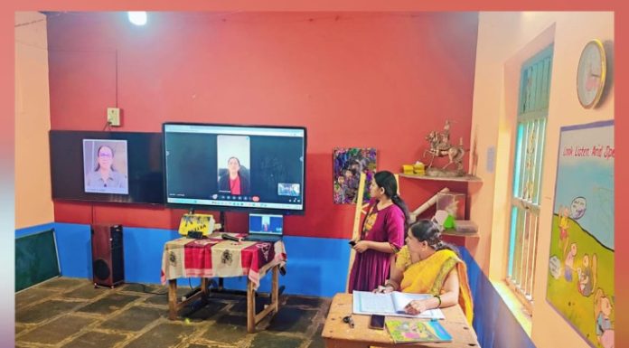खास कॅनडा देशातून पीएमश्री स्कूल वेळणेश्वर प्रशालेतील विद्यार्थ्यांशी साधला ऑनलाईन सुसंवाद