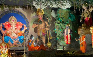 संजीवनी पर्वताची कथा सांगणारा, पर्यावरणाचा संदेश देणारा चितारआळीचा गणेशोत्सव