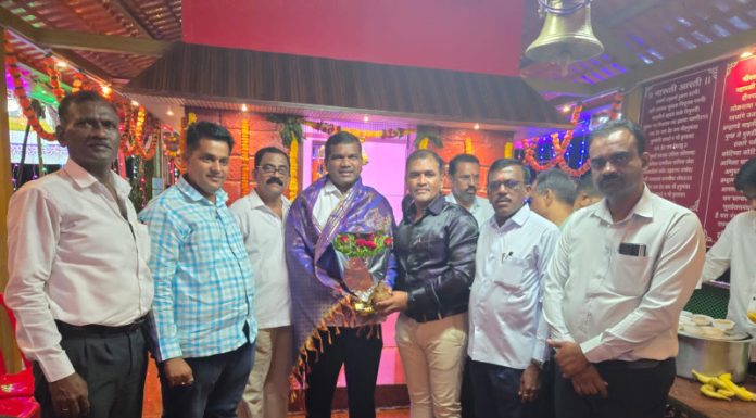 खेर्डी एमआयडीसीतील हनुमान मंदिराचा जीर्णोद्धार सोहळा उत्साहात संपन्न