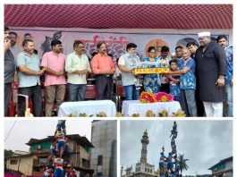 जवाहर चौकातील शिवसेना शहर प्रमुख सौरभ खडपे आयोजित दहीहंडी उत्सवाला उस्फुर्त प्रतिसाद