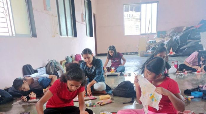 संस्कार भारतीतर्फे ‘चला करूया गणपती’ कार्यशाळा संपन्न!