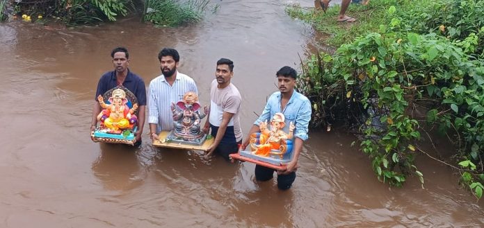 संगमेश्वर तालुक्यात गणरायाला भक्तीमय वातावरणात भावपूर्ण निरोप