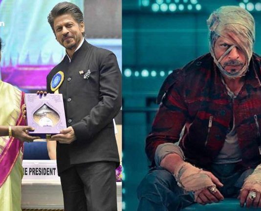 National Film Award : सूटबूट, पांढरे केस अन् गॉगल! राष्ट्रीय पुरस्कार सोहळ्यात शाहरुखचा स्टायलिश अंदाज