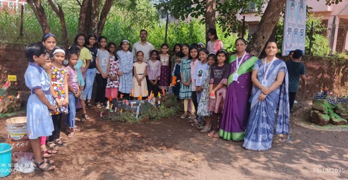 ज्ञानदीप विद्यामंदिर भडगाव, खेड मध्ये दिवाळीनिमित्त किल्ले स्पर्धेचे आयोजन