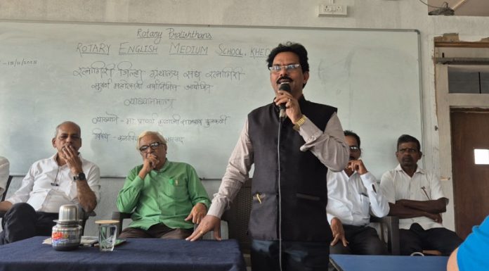 रोटरी स्कूलमध्ये ‘कलाविष्कार आणि आस्वाद’ विषयावर प्रेरणादायी व्याख्यान संपन्न