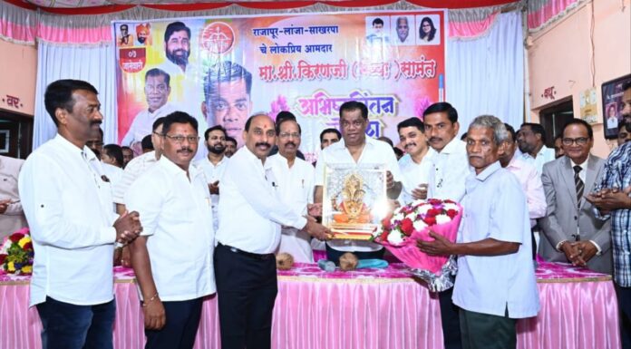 मला भाषण करता येत नाही किंवा भावनाही व्यक्त करता येत नाही, परंतु काम मात्र करता येते:- आ. किरण सामंत