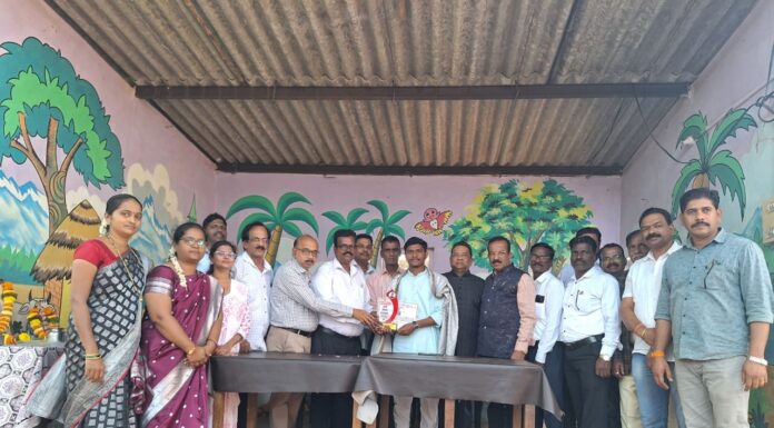 साखरपा विभाग पत्रकार संघटने मार्फत सागर जाधव यांना युवा प्रेरणा पुरस्कार प्रदान