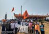 गडकोट संवर्धनातून शिववंदना : ज्ञानदीप फार्मसी महाविद्यालयाकडून किल्ले रसाळगड प्लास्टिकमुक्त