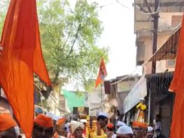 खेडमध्ये श्री स्वामी समर्थ पालखी–पादुका परिक्रमेचे भक्तिभावात स्वागत