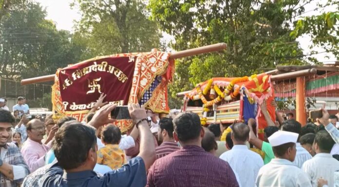 ओझरेबुद्रुकमध्ये रंगला शिंब्रादेवी आणि फोक्राई देवीचा पालखी भेट सोहळा