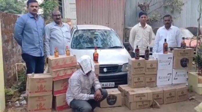 राज्य उत्पादन शुल्क गडहिंग्लज विभागाची अवैध मद्य वाहतुकीवर मोठी कारवाई…