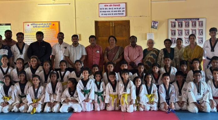 तायक्वांडो बेल्ट ग्रेडेशन परीक्षेमध्ये संगमेश्वरच्या तायक्वांडोपट्टूंचे सुयश