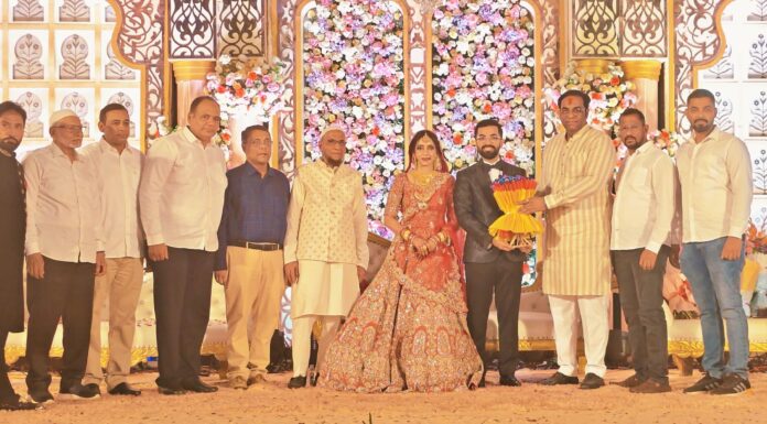 बशीरभाई हजवानी यांच्या सुपुत्राचा मुंबईत भव्य विवाह स्वागत सोहळा