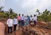 रामगड सरपंच शुभम मटकर यांची वारेली चिपळूण येथील झरे पुनर्जीवन प्रकल्पास भेट