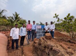 रामगड सरपंच शुभम मटकर यांची वारेली चिपळूण येथील झरे पुनर्जीवन प्रकल्पास भेट