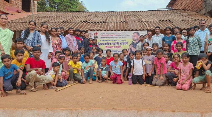 दोडामार्ग इंग्लिश स्कूलमध्ये शिवकालीन मर्दानी खेळांचे प्रशिक्षण शिबिर संपन्न