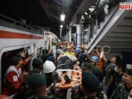 Indonesia Train Accident : इंडोनेशियात भीषण रेल्वे दुर्घटना; मृतांचा आकडा १४ वर, बचावकार्य वेगाने सुरू