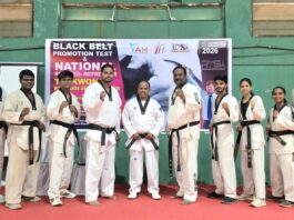 राष्ट्रीय तायक्वॉंदो पंच परीक्षेत एस.आर.के. क्लबचे वर्चस्व