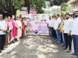 पेट्रोल पंप ते रेडकर हॉस्पिटल मार्गांवर गटार बांधणे कामाचा शुभारंभ