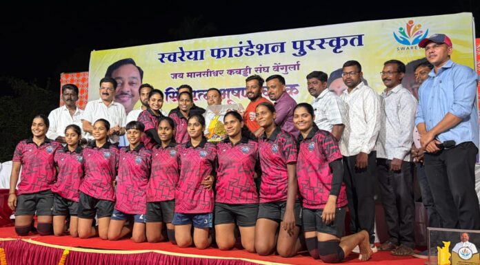 राज्यस्तरीय सिंधूरत्न भूषण कबड्डी चषक भरणेच्या अनिकेत स्पोर्ट क्लबच्या नावावर