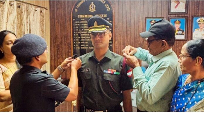 कुरवळ जावळी दत्तवाडीचे सुपुत्र मेजर रूपेश मनोहर जाधव यांची लेफ्टनंट कर्नल पदावर पदोन्नती!