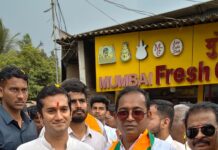 युवाशक्ती जागर यात्रेनिमित्त भाजपा युवा मोर्चा प्रदेशाध्यक्ष कृष्णराज महाडीक यांचे खेडमध्ये जल्लोषात स्वागत