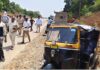 उभ्या असलेल्या रिक्षाला अज्ञात वाहनाची जोरदार धडक; रिक्षा चालकाचा दुर्दैवी मृत्यू