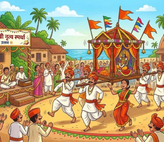गोवळकोटमध्ये प्रथमच भव्य जिल्हास्तरीय पालखी नृत्य स्पर्धेचे आयोजन