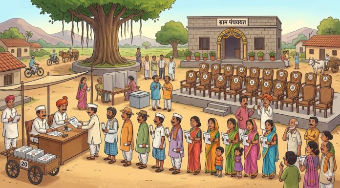 ग्रामपंचायत पोट निवडणूक- २३ ग्रा. पं. सदस्य जागांसाठी २० उमेदवारी अर्ज ,