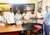 गोमयधारित अँटी रेडिशन चीपचे पालकमंत्री नितेश राणे यांच्या हस्ते अनावरण
