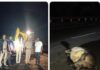 महामार्गावर उद्भवला बाका प्रसंग; खेड पोलीस आणि स्थानिक तरुणांमुळे धोका टळला