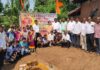 नारगोली प. वाडी येथे पाणी साठवण टाकीचे भूमिपूजन; ग्रामस्थांचा उत्स्फूर्त प्रतिसाद