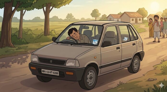 दुध आणायला गेलेल्या ४५ वर्षीय व्यक्तीचा कारमध्ये संशयास्पद मृत्यू; बोरज-आग्रेवाडीत खळबळ